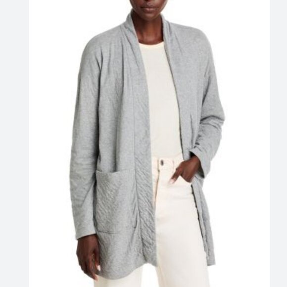 Eileen Fisher organic cotton Open Front Cardigan - Picture 1 of 4